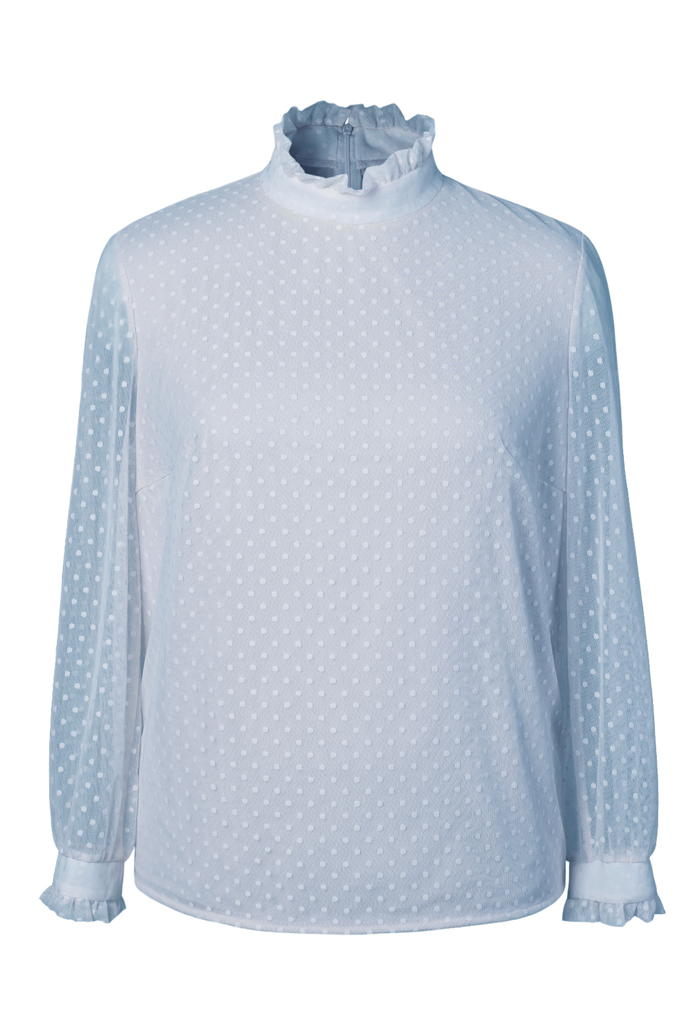 Блузка женская 2984ВЕА, горох #302Гд092984ВЕА