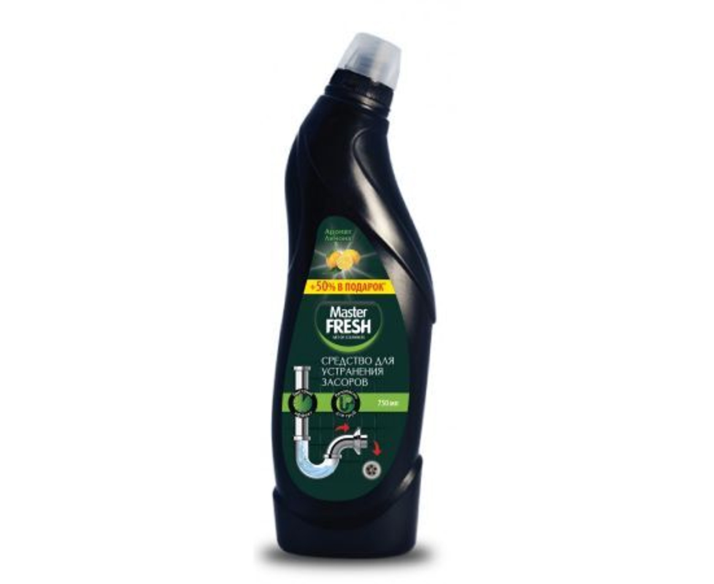 Master Fresh Средство для устранения засоров в трубах 750мл