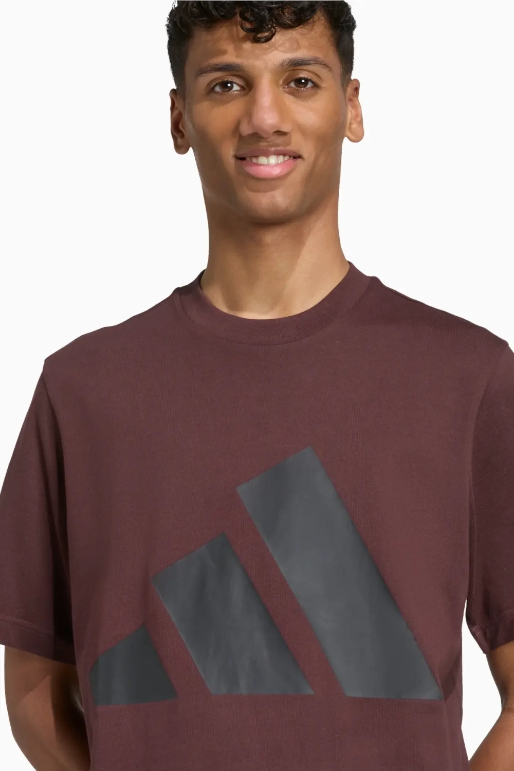 Футболка adidas Essentials Big Logo - коричневый