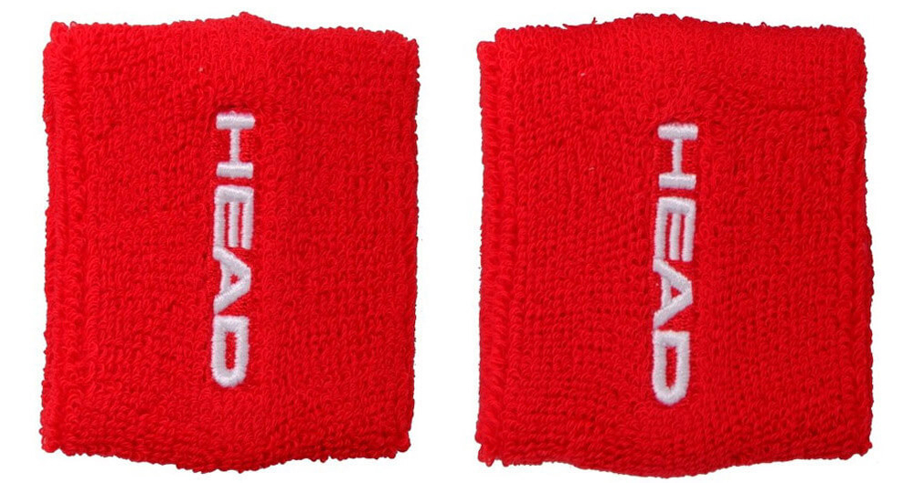 Теннисные напульсники Head Wristbands 2.5" - Red