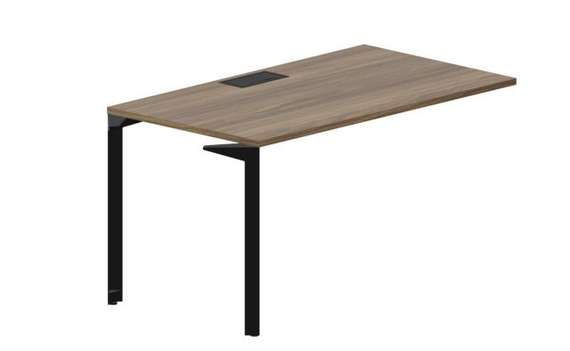 Стол 138х78х75см (металлический аутлет) - приставной элемент