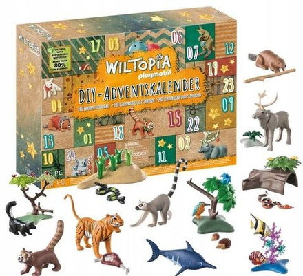 Конструктор Playmobil Wiltopia - Адвент-календарь с животными Путешествие по миру животных - Плеймобиль 71006