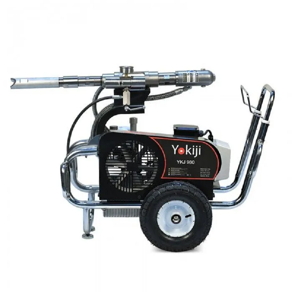 Гидропоршневой окрасочный аппарат безвоздушного распыления YOKIJI YKJ 970, 10 л/мин, 4 кВт