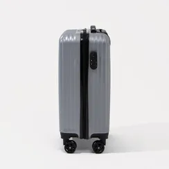 Чемодан маленький 20", кодовый замок, цвет серебряный