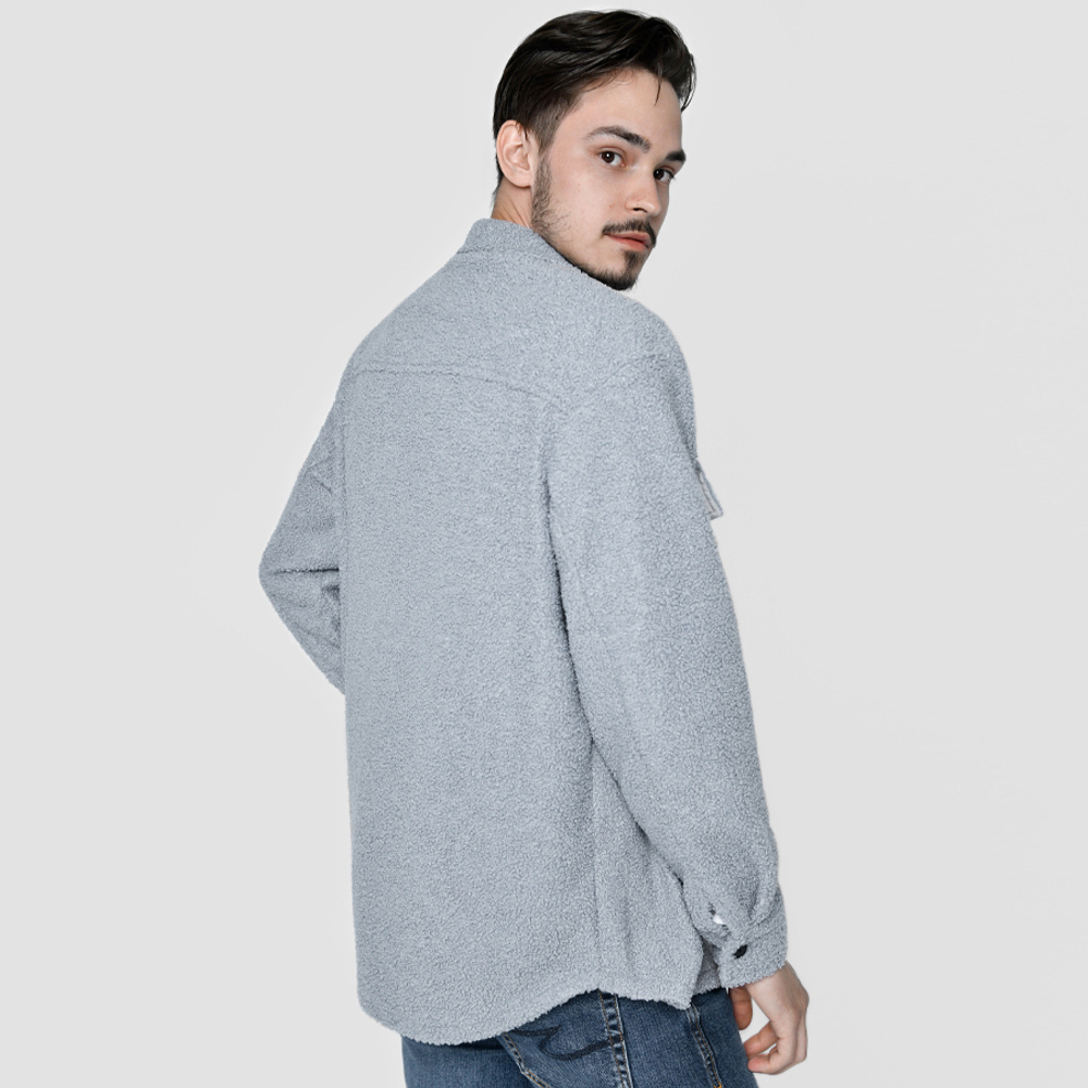 Рубашка из искусственного меха Shirt Seal Grey