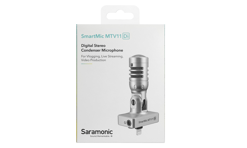 Микрофон SmartMic MTV11 Di цифровой стереофонический конденсаторный для смартфонов iPhone (Lightning)