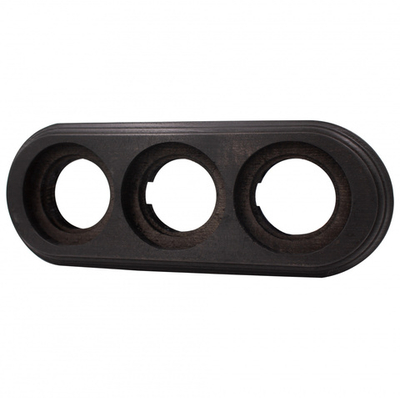 Рамка 3 постовая (Угольно-черный на бревно 280 мм) BFC28-630-119