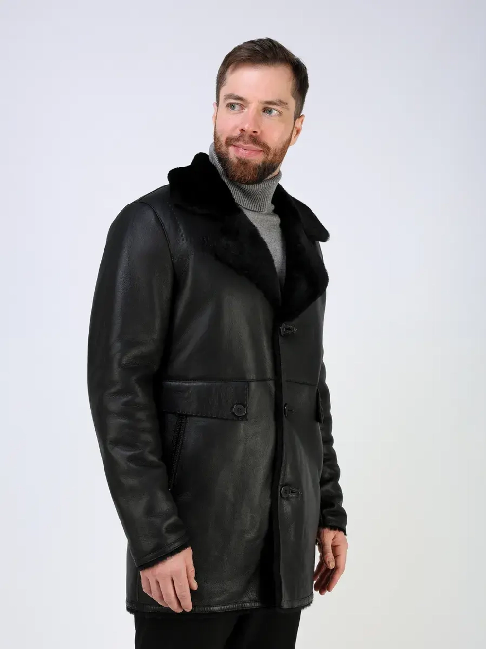 Дубленка зимняя натуральная