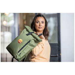 Рюкзак Byron 15,6" объемом 18 л со скручиваемым верхом, изготовленный из переработанного ПЭТ по стандарту GRS