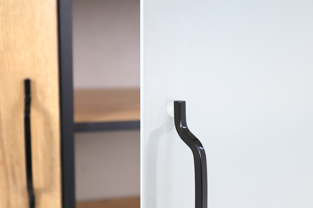 Шкаф-витрина Ивару Виртон-21, Дуб крафт золотой