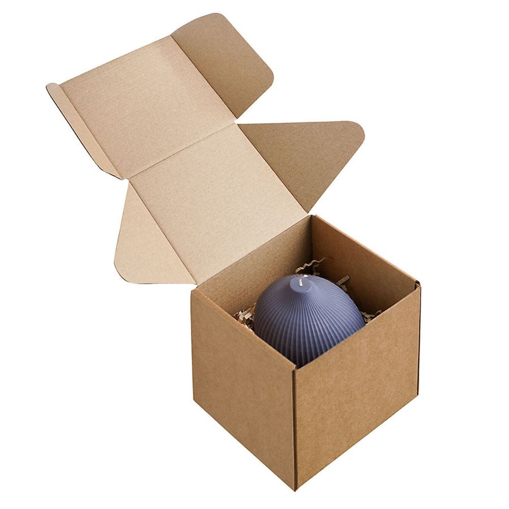 Свеча декоративная синего цвета из коллекции Edge, 10,5 см