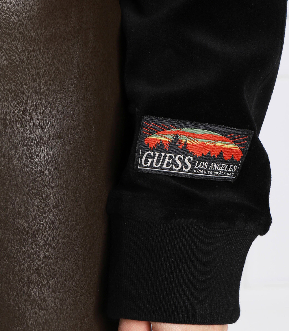 Худи logo GUESS - черный(W2BQ21 KBBN0)