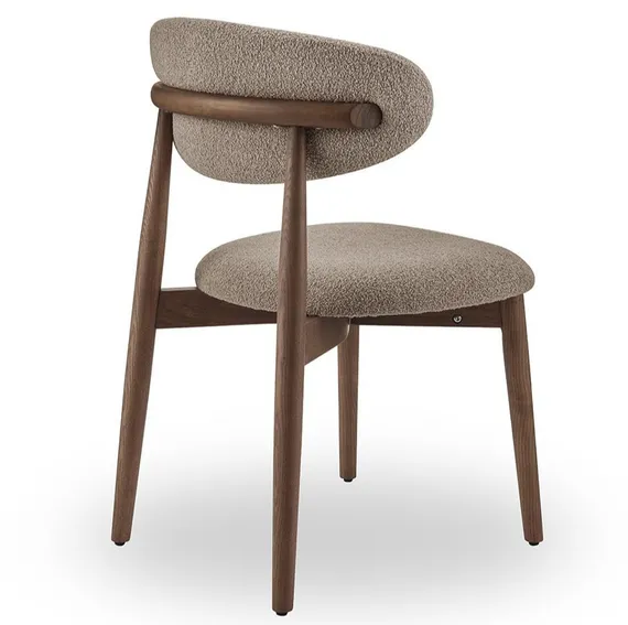 Стул Holmes, бежевый, ножки орех