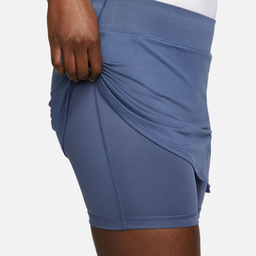 Теннисная юбка Nike Court Victory Skirt - diffused blue/black