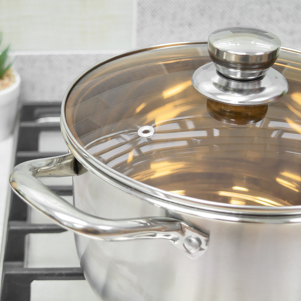 Кастрюля 3,2л из нержавеющей стали