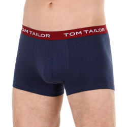 Мужские трусы боксеры набор 3в1 темно-синие Tom Tailor 70162/6061 690