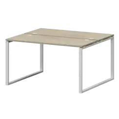 Бенч двойной на металлокаркасе СМС2-О-12К.120.Пр25  1200x1236x750 Смарт