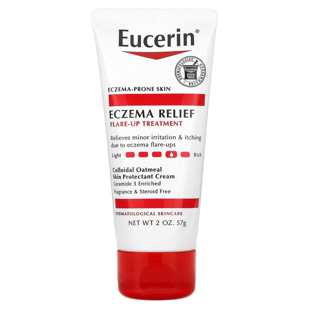 Eucerin, средство от экземы, средство от обострения, 57 г (2 унции)