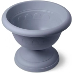 Вазон низкий Колывань 5.3л д30см серый С146СЕР (комплект 7 шт)