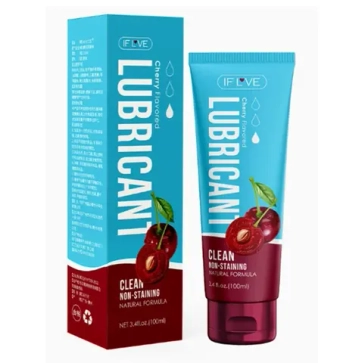 Лубрикант IFLOVE черешня, 100 мл на водной основе съедобный