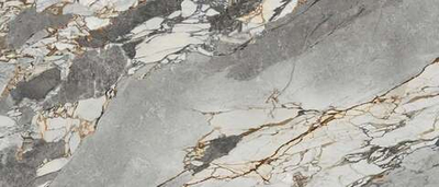 Стол АДАЖИО 240 (320) см MINERAL STONE NATURAL, керамика / Черный каркас М-City