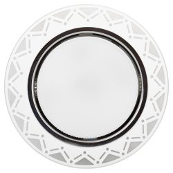 Светильник встраиваемый cо светодиодной подсветкой ЭРА DK LD27 WH/WH под лампу GX53 белый/белый