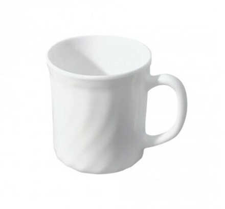 Кружка 290 мл. белая d=80 мм. h=90 мм. Трианон (68978)
