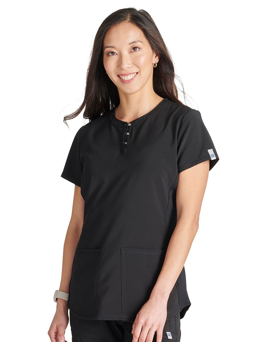 Топ медицинский женский Cherokee CK749A, черный, L