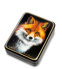 Народные промыслы ШК-55/117 Шкатулка «Лиса» исп. Лидяева