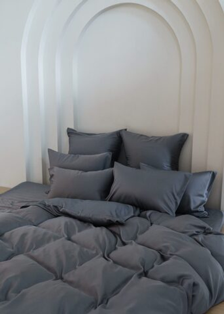 Простыня 240х260 German Grass Grey Brilliant серая