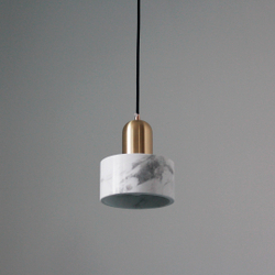 Подвесной светильник Cloyd ANTUAN P1 / Ø15 см - бел.мрамор (арт.10794)