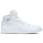 Кроссовки Air Jordan 1 Retro Mid White Pure Platinum