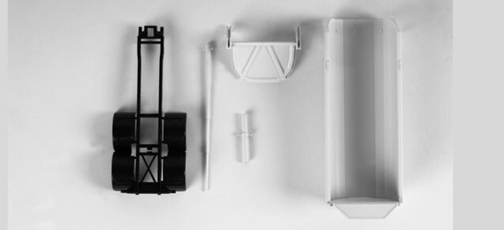 Кузов самосвальный круглый, 2 шт.