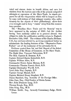 The Brazilian slave trade, and its remedy. shewing the futility of repressive force measures, also, how Africa and our West Indian colonies may be mutually benefited | Thomas Richard Heywood Thomson