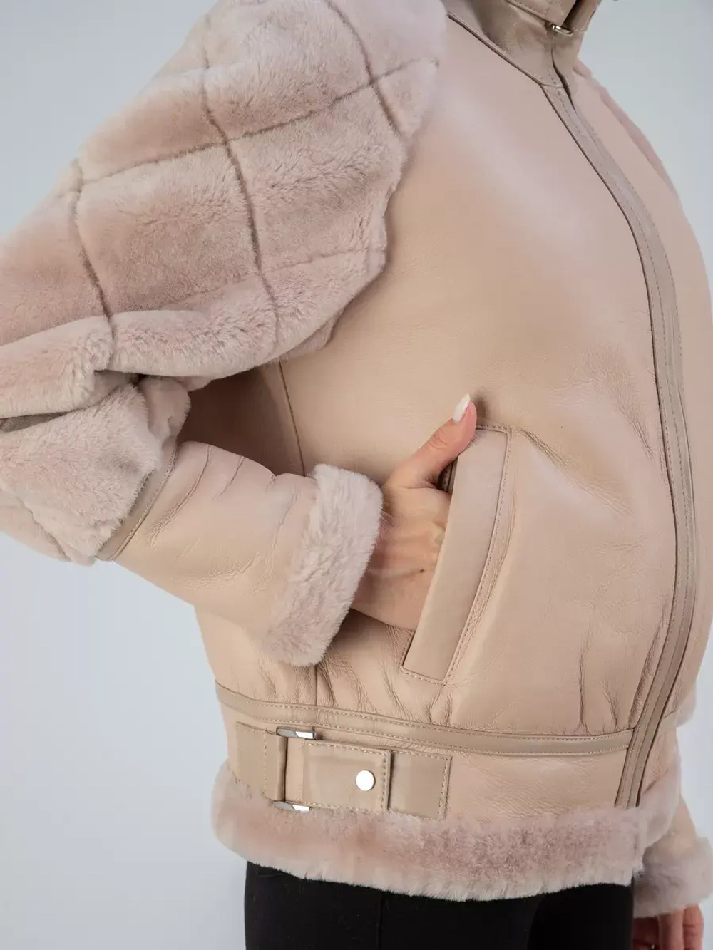 Дубленка натуральная короткая Турция