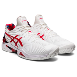 Мужские кроссовки теннисные Asics Court FF Novak Clay L.E. - white/classic red