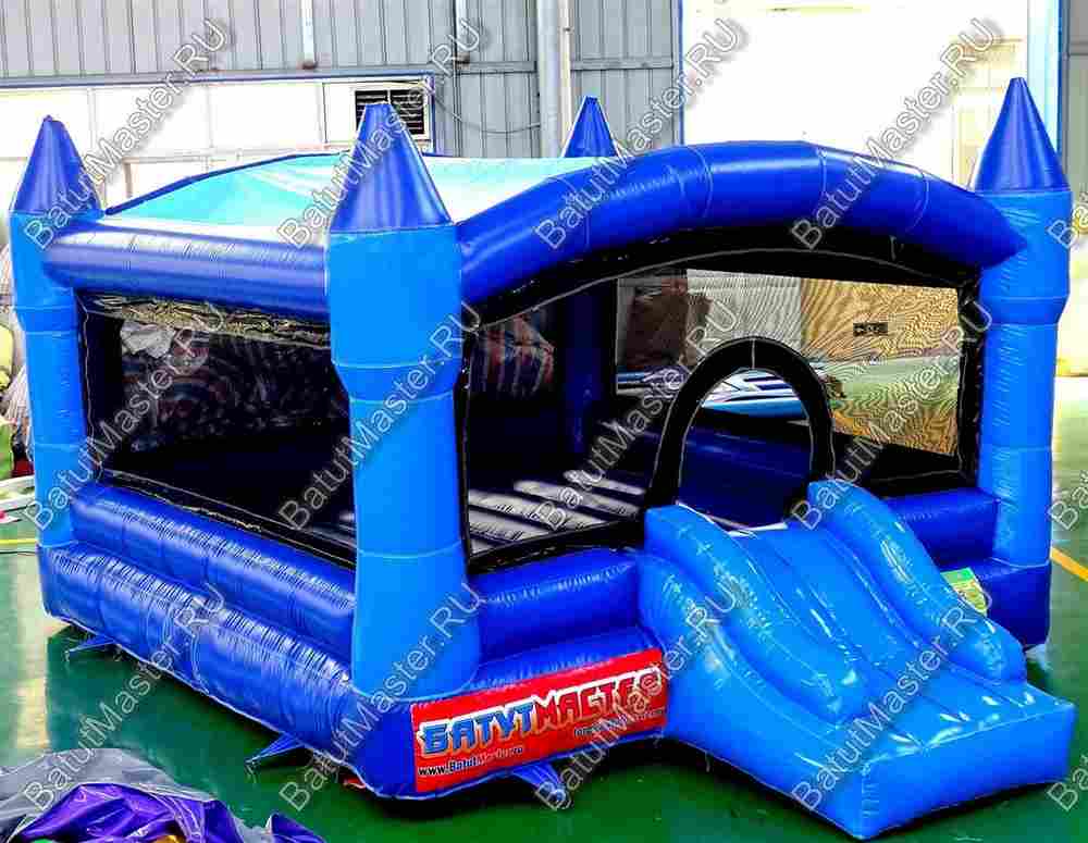 Детский надувной батут "Мини-замок" с крышей 3.5*2.5*2 м