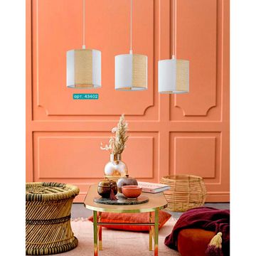 Подвес 3*E27 43402 коричневый/белый ARNHEM Eglo