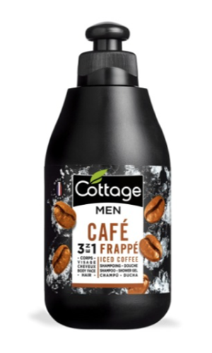 COTTAGE Мужской Шампунь для волос и ГЕЛЬ для душа ХОЛОДНЫЙ КОФЕ / Shampoo-Shower Gel Iced Coffee 250мл