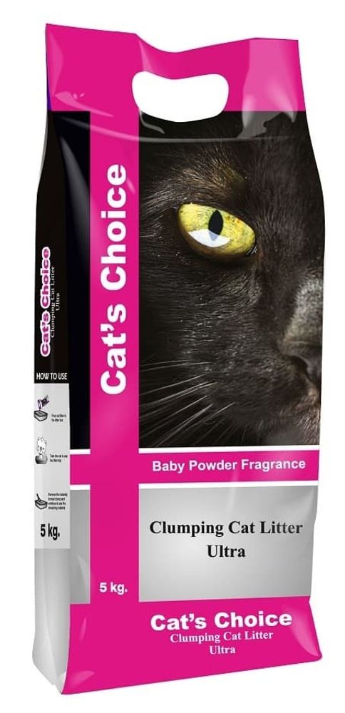 Indian Cat Litter Аромат №6 Детская пудра наполнитель бентонит  5 кг