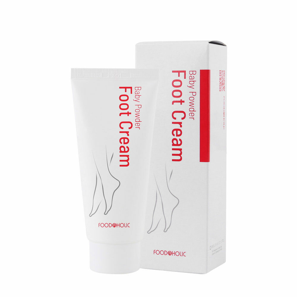 Крем для ног с детской пудрой FOODAHOLIC Baby Powder Foot Cream 100г