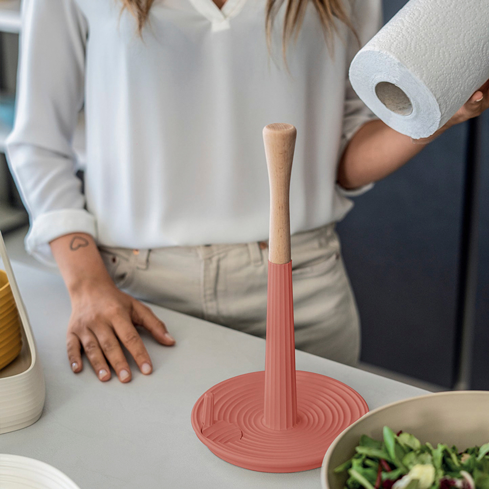 Держатель для бумажных полотенец tierra, 30,5 см, терракотовый