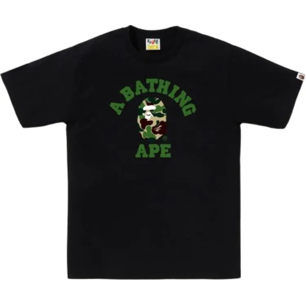 A Bathing Ape Abc Camo College Tee Ss25