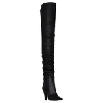 SAINT LAURENT Yves Over The Knee Boots 9.5cm Women"s Black