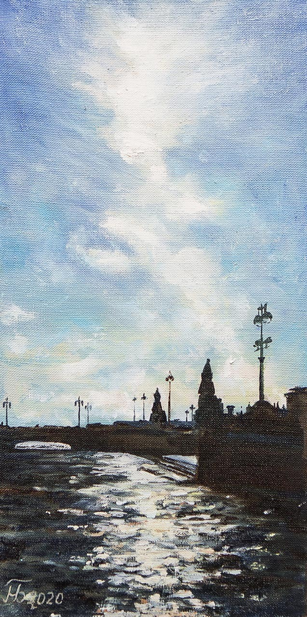 Картина маслом Дыхание Сфинксов Нырков (без рамы)