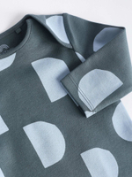 Боди с длинным рукавом для малышей Next K79-792, 5 шт., Бежевый, Синий