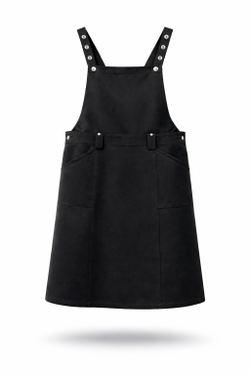 Сарафан из костюмной ткани для парикмахера 