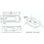 Акриловая ванна AM.PM Sense 170х70 W75A-170-070W-KL без гидромассажа