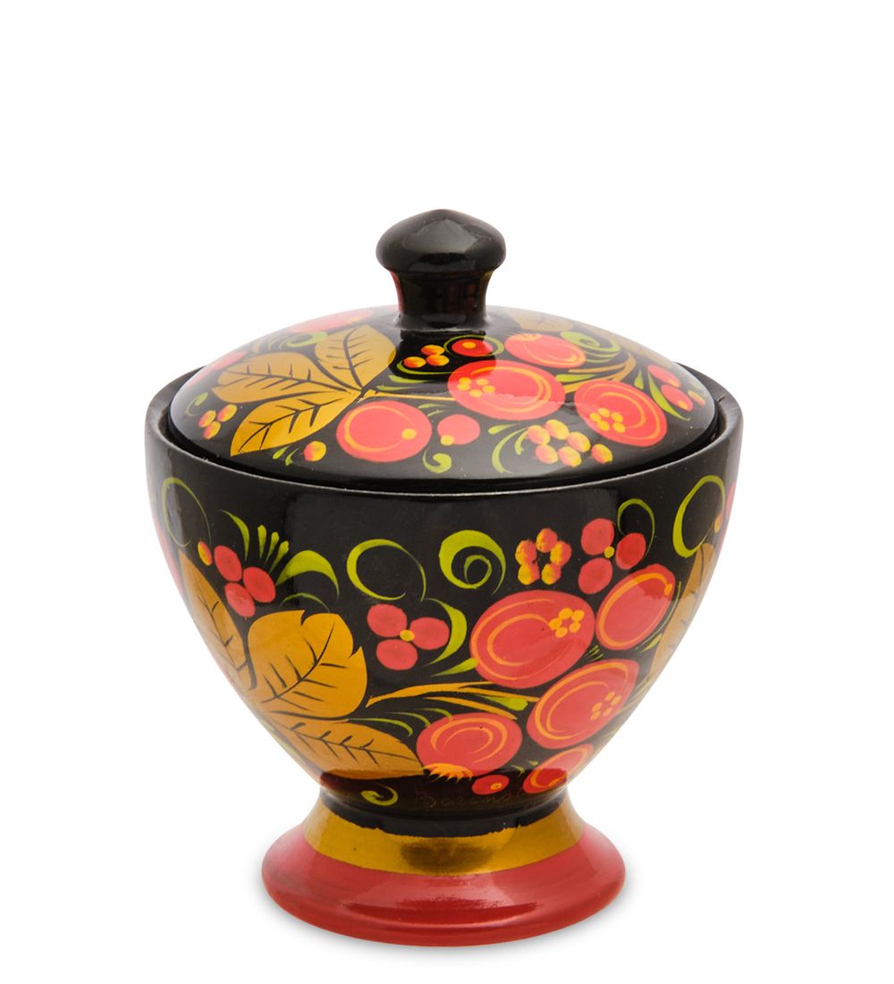 Народные промыслы ХЛ-111/1 Солонка 90*80 (Хохлома)