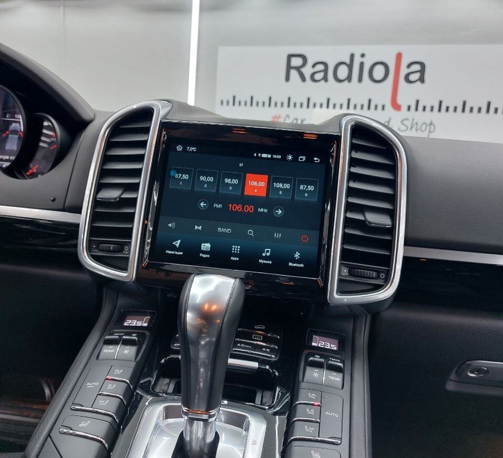 Магнитола Porsche Cayenne 958 2016-2018 PCM 4.0 - Radiola RDL-958 монитор 8.4" на Android 12, 8/128Гб, CarPlay, 4G SIM-слот